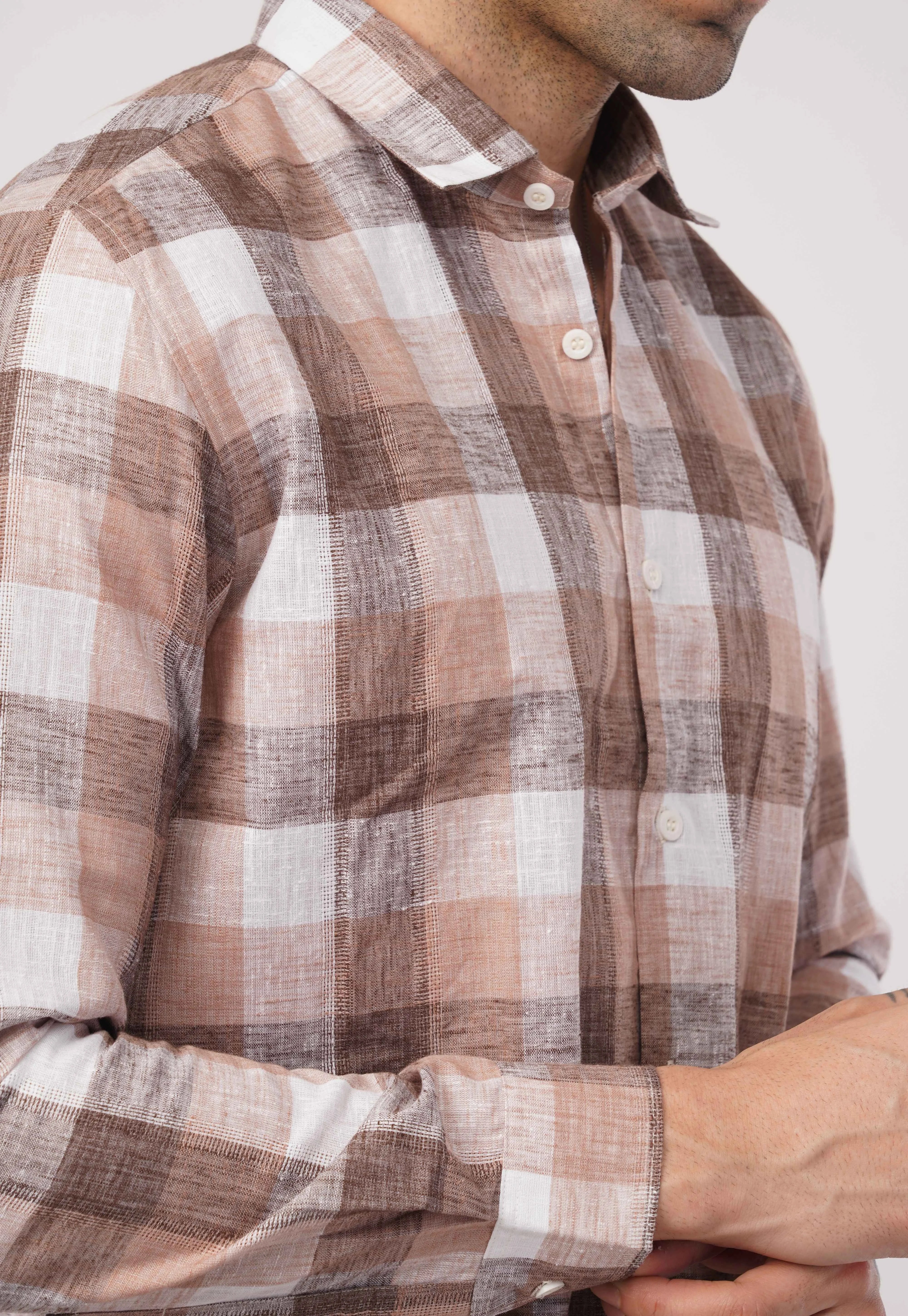 Desert Grid Full Sleeve Shirt